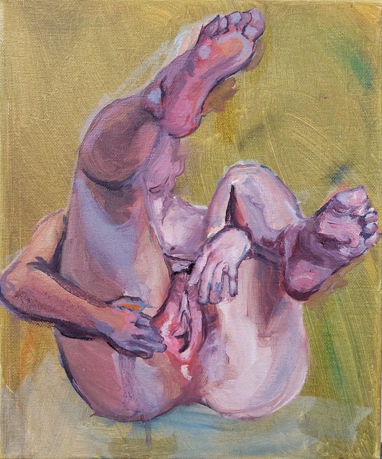 painted one of my fav nudes i've taken haha (30x20cm oil on canvas)