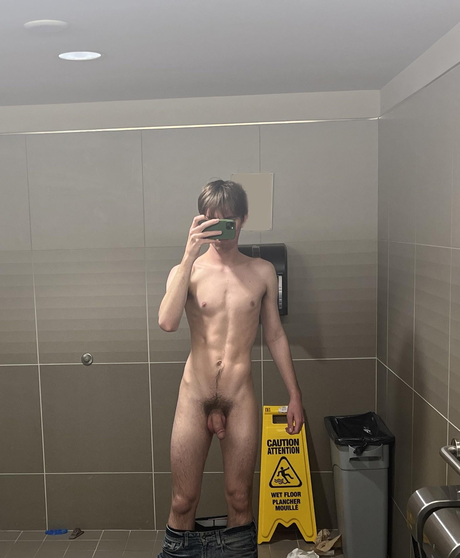 Softie in the restroom