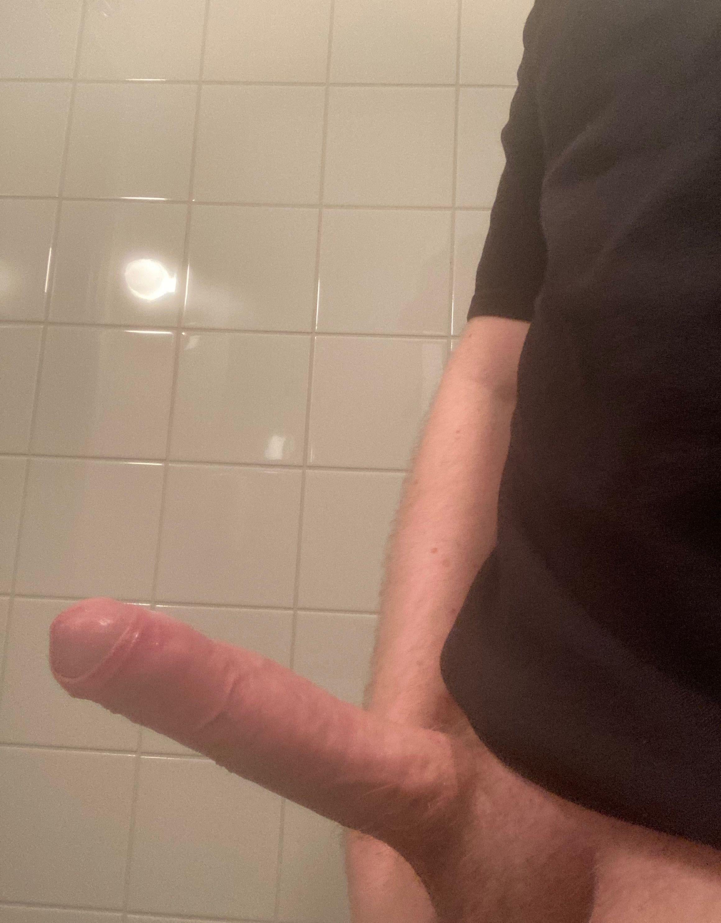 Swedish hard cock in a public toilet Knock on the