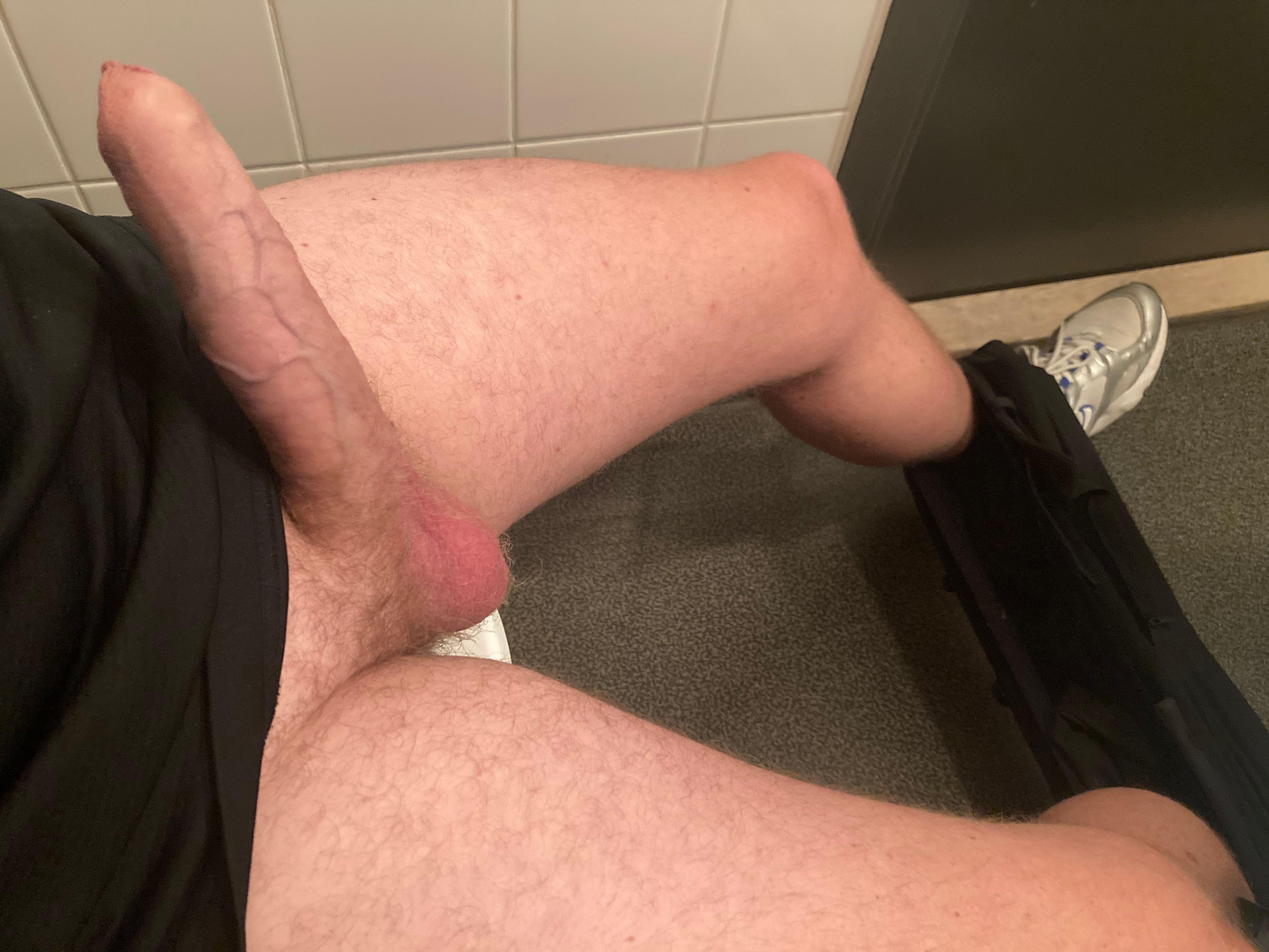 Would anyone taste my Swedish cock in a public toilet