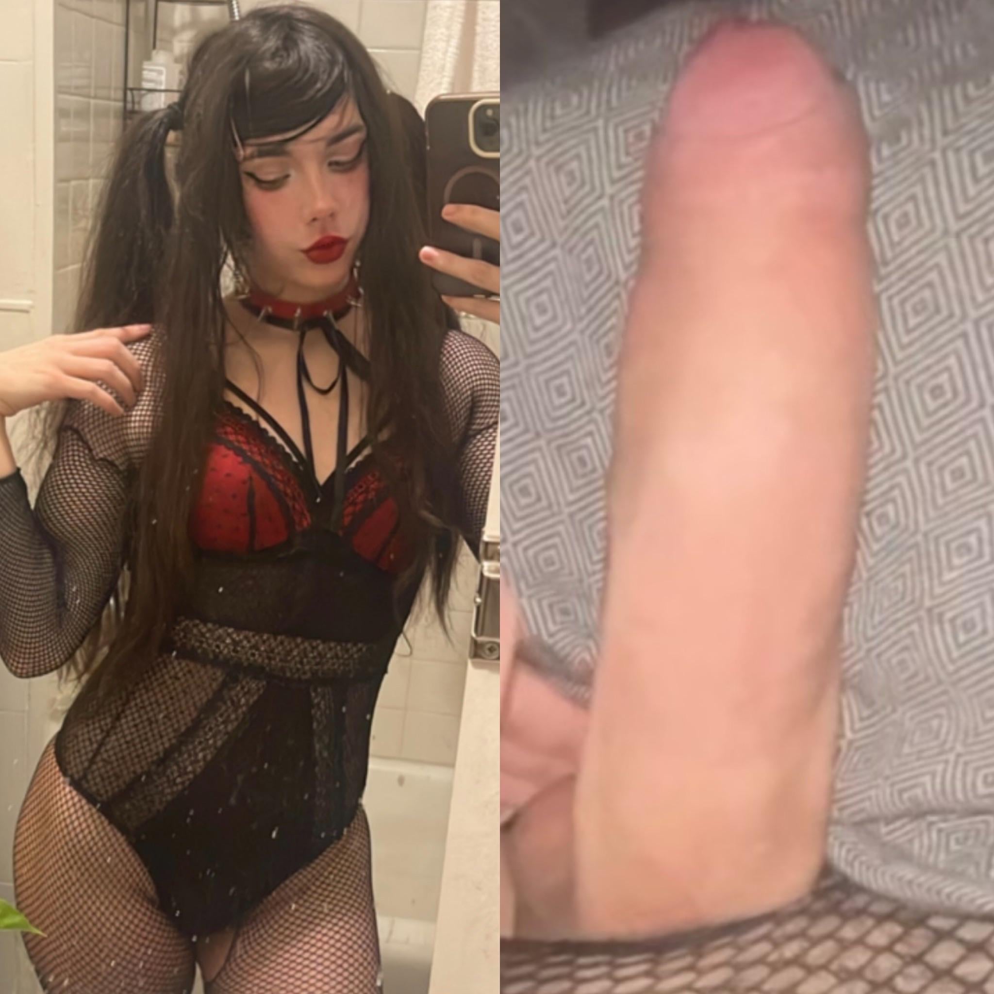 1714654683 427 Could i be your goth gf with a hung cock